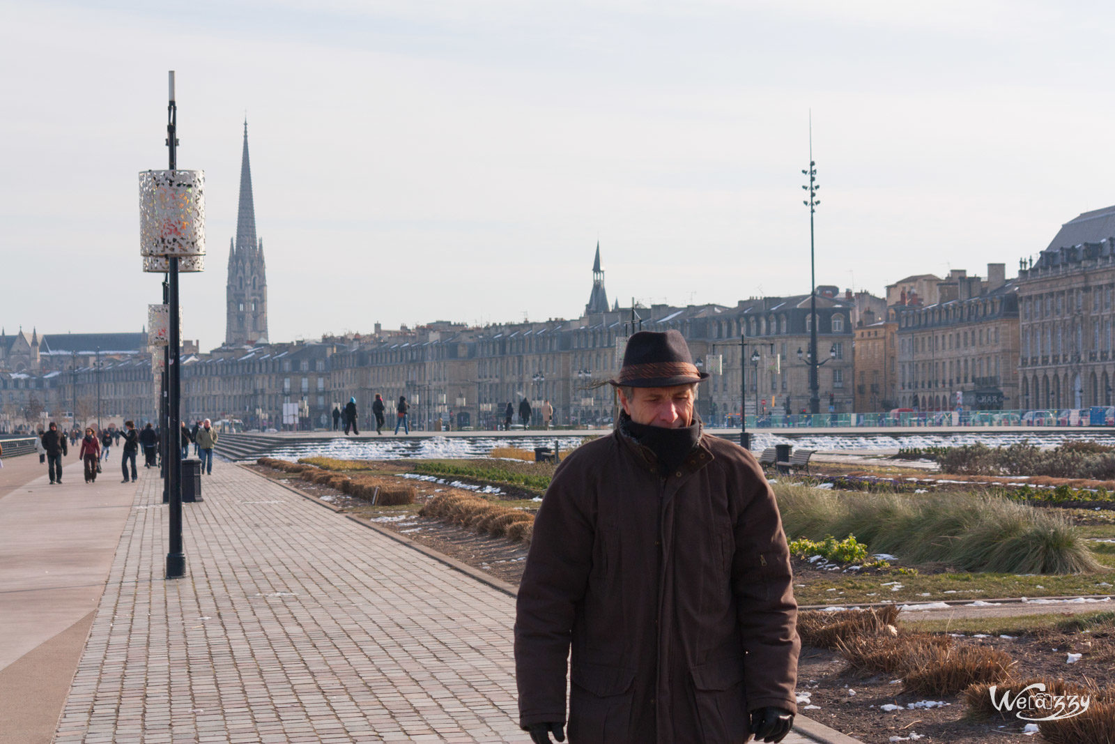 Bordeaux, Hiver, Ville