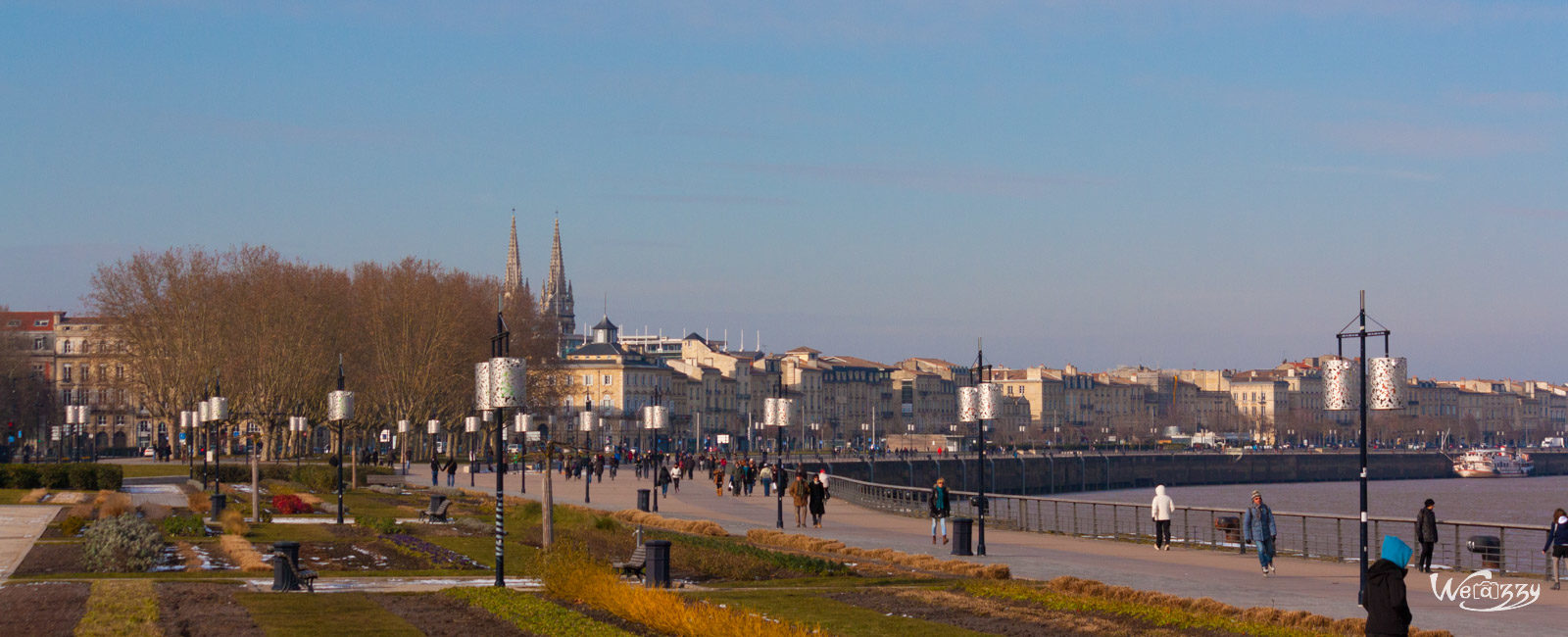 Bordeaux, Hiver, Ville