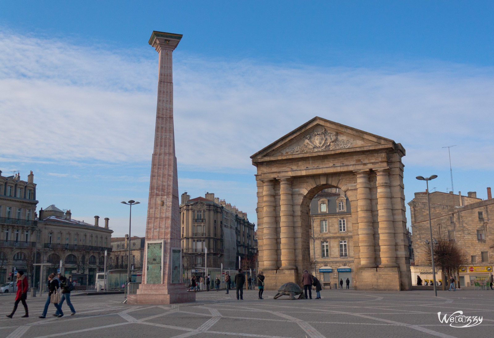 Bordeaux, Hiver, Ville
