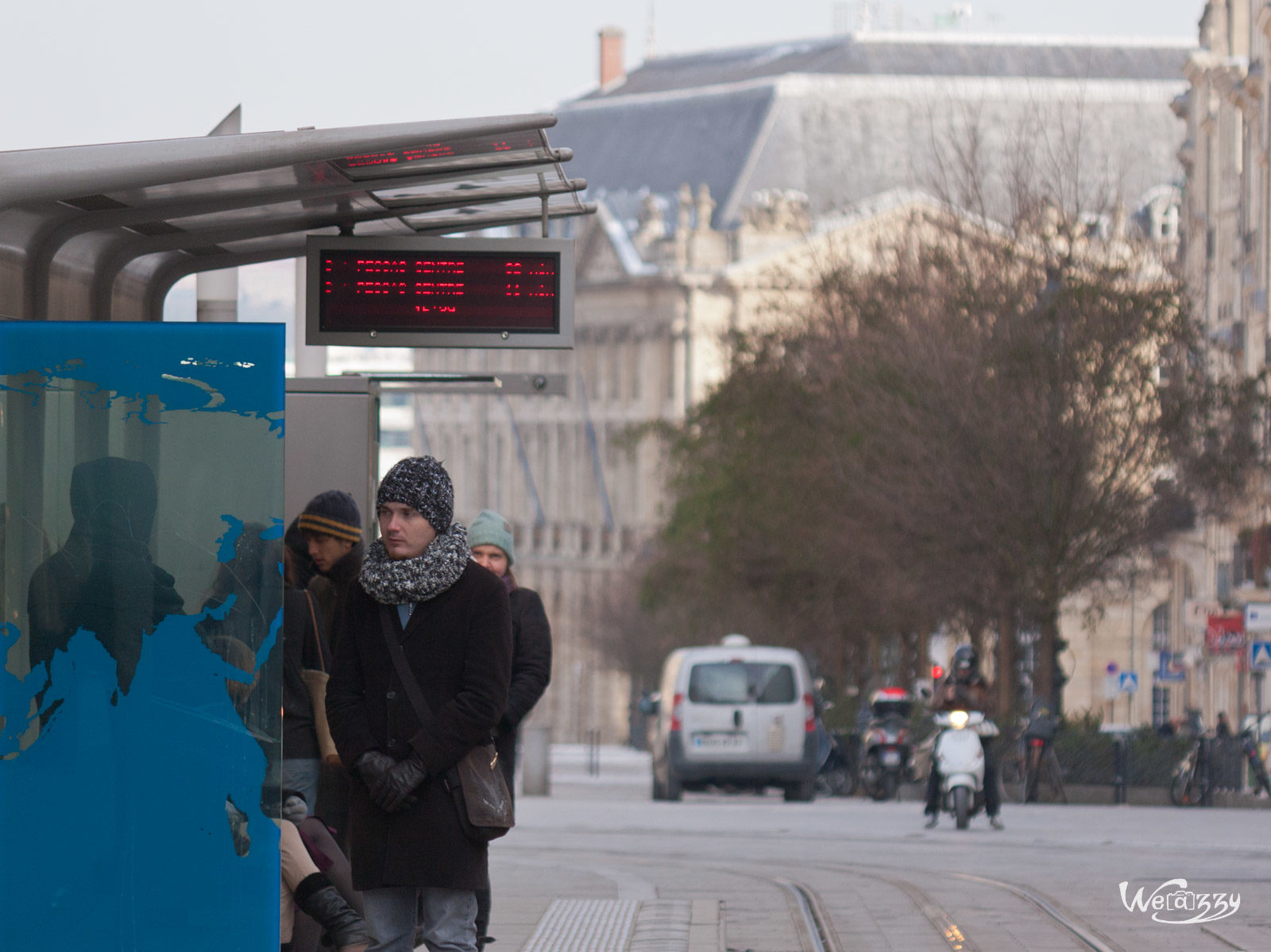 Bordeaux, Hiver, Ville