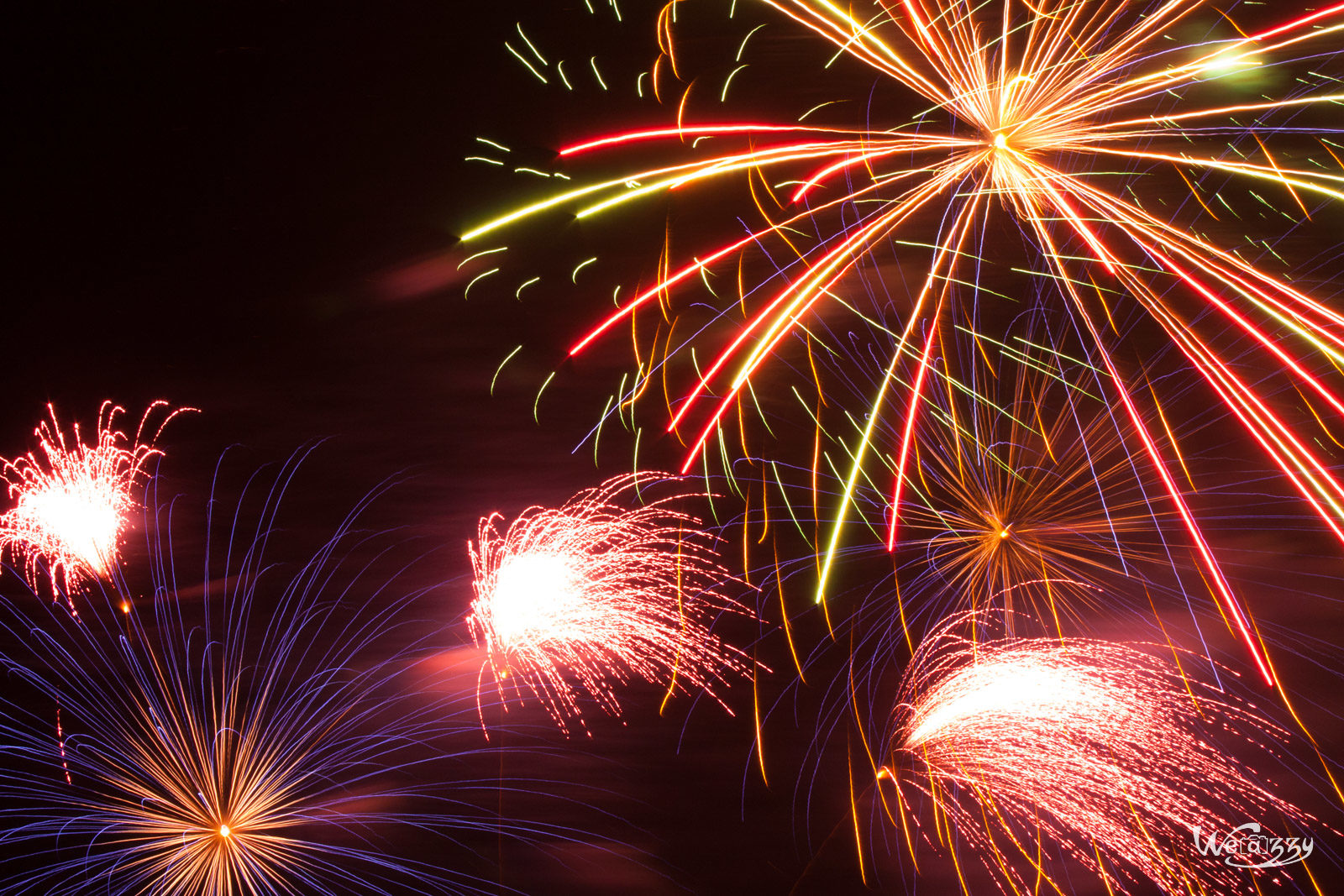 Feux d'artifices, Nantes, Ville