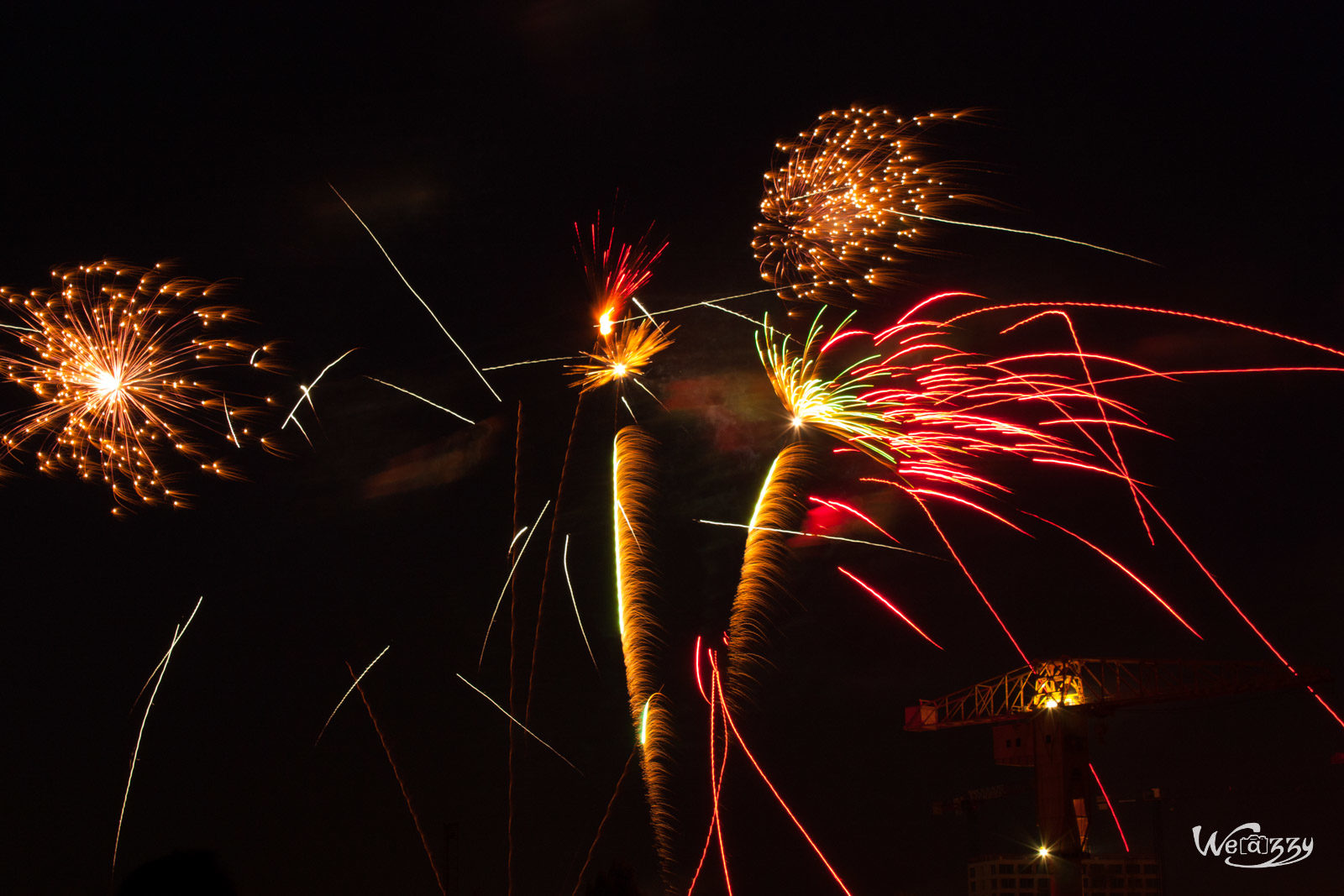 Feux d'artifices, Nantes, Ville