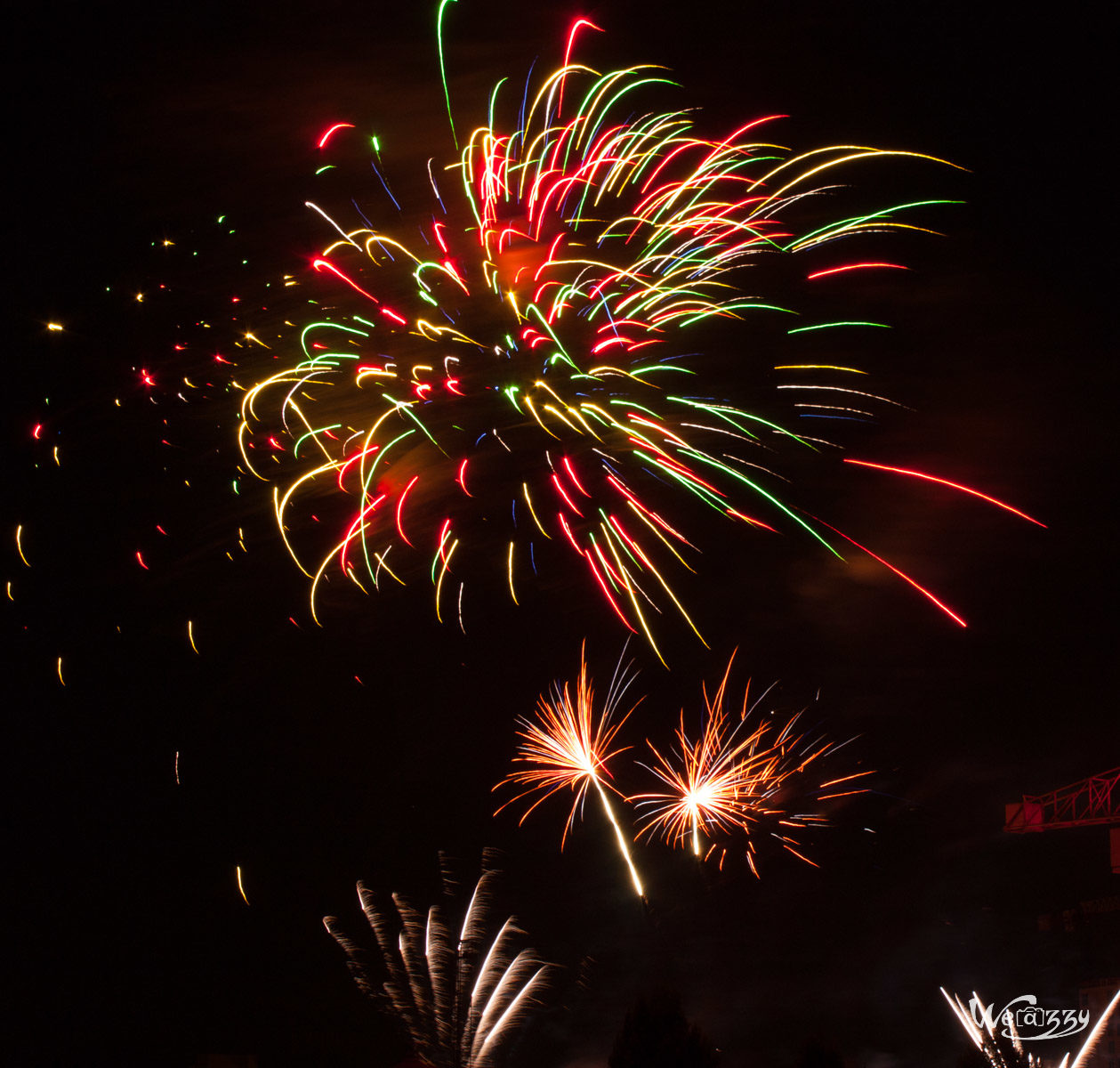 Feux d'artifices, Nantes, Ville