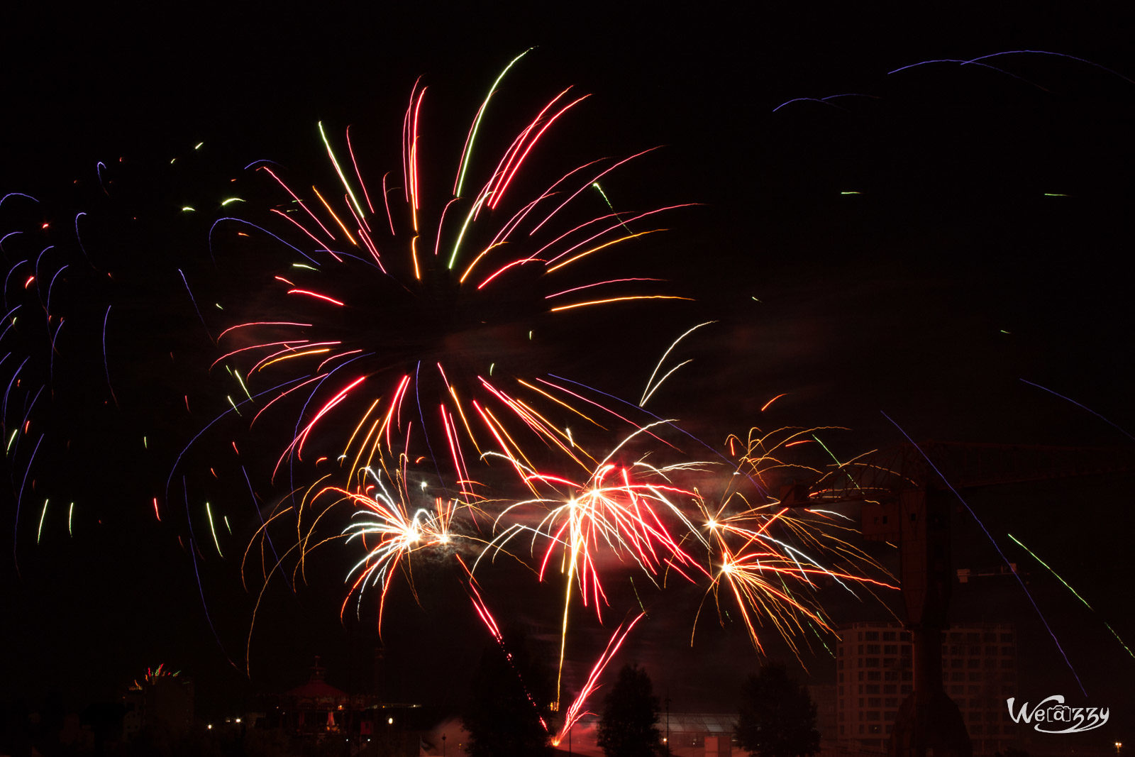 Feux d'artifices, Nantes, Ville