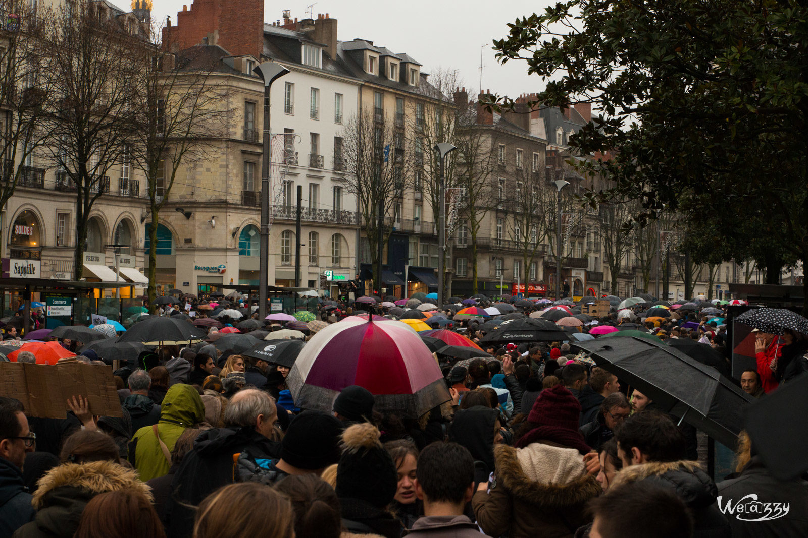 Charlie Hebdo, Nantes, Ville