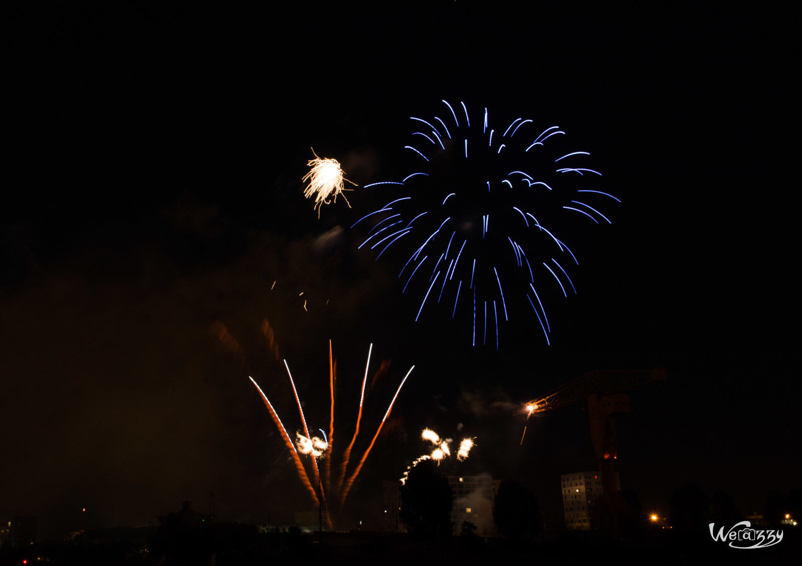 Feux d'artifices, Nantes, Ville
