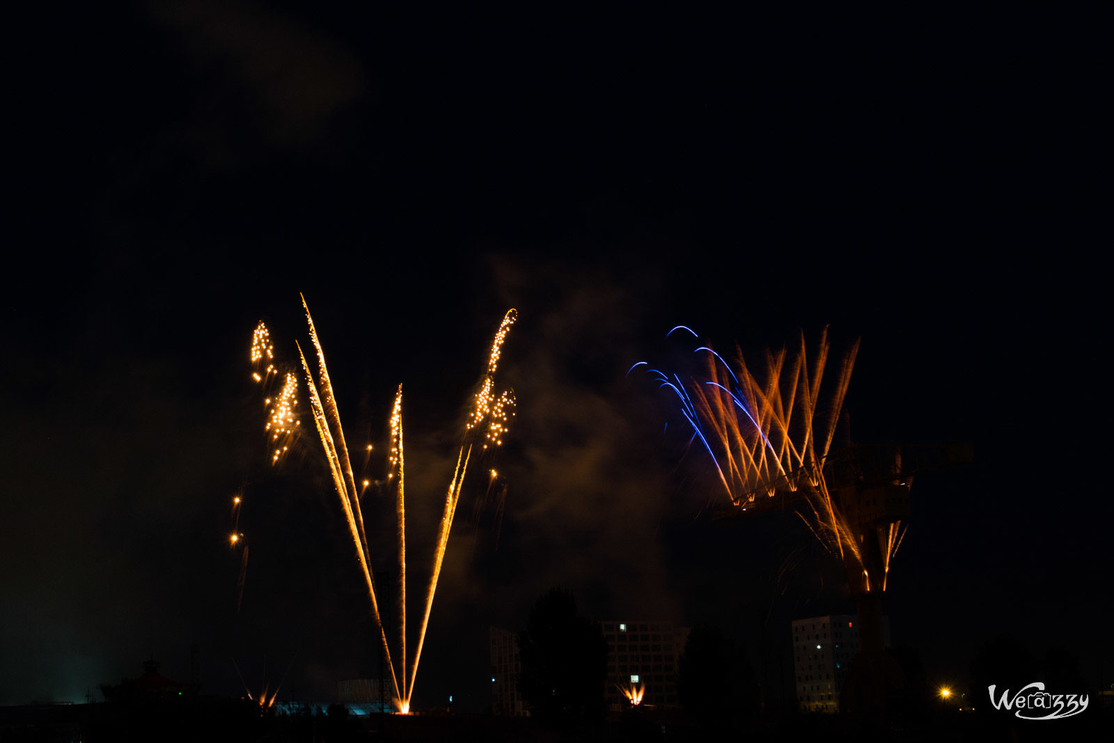 Feux d'artifices, Nantes, Ville