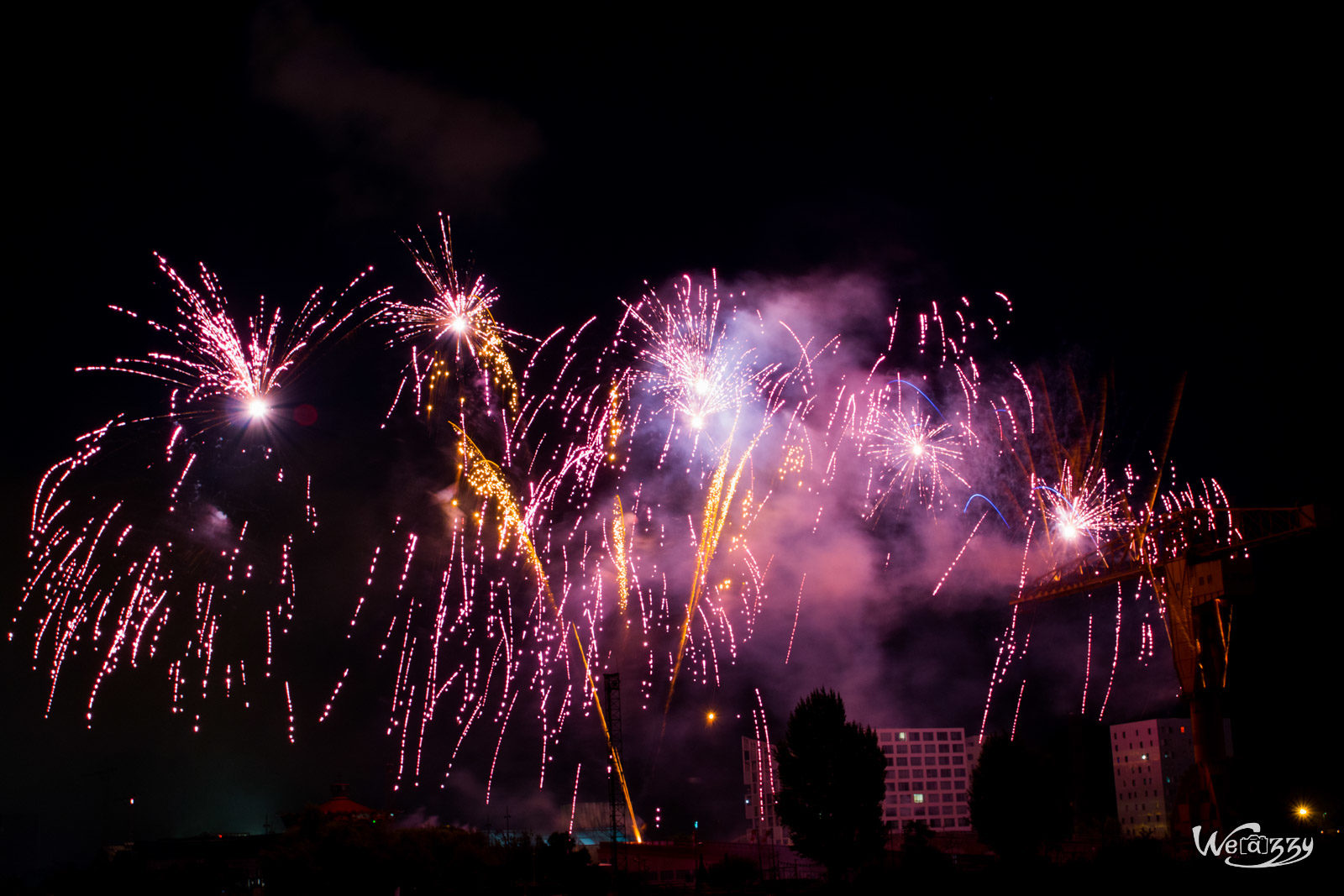 Feux d'artifices, Nantes, Ville
