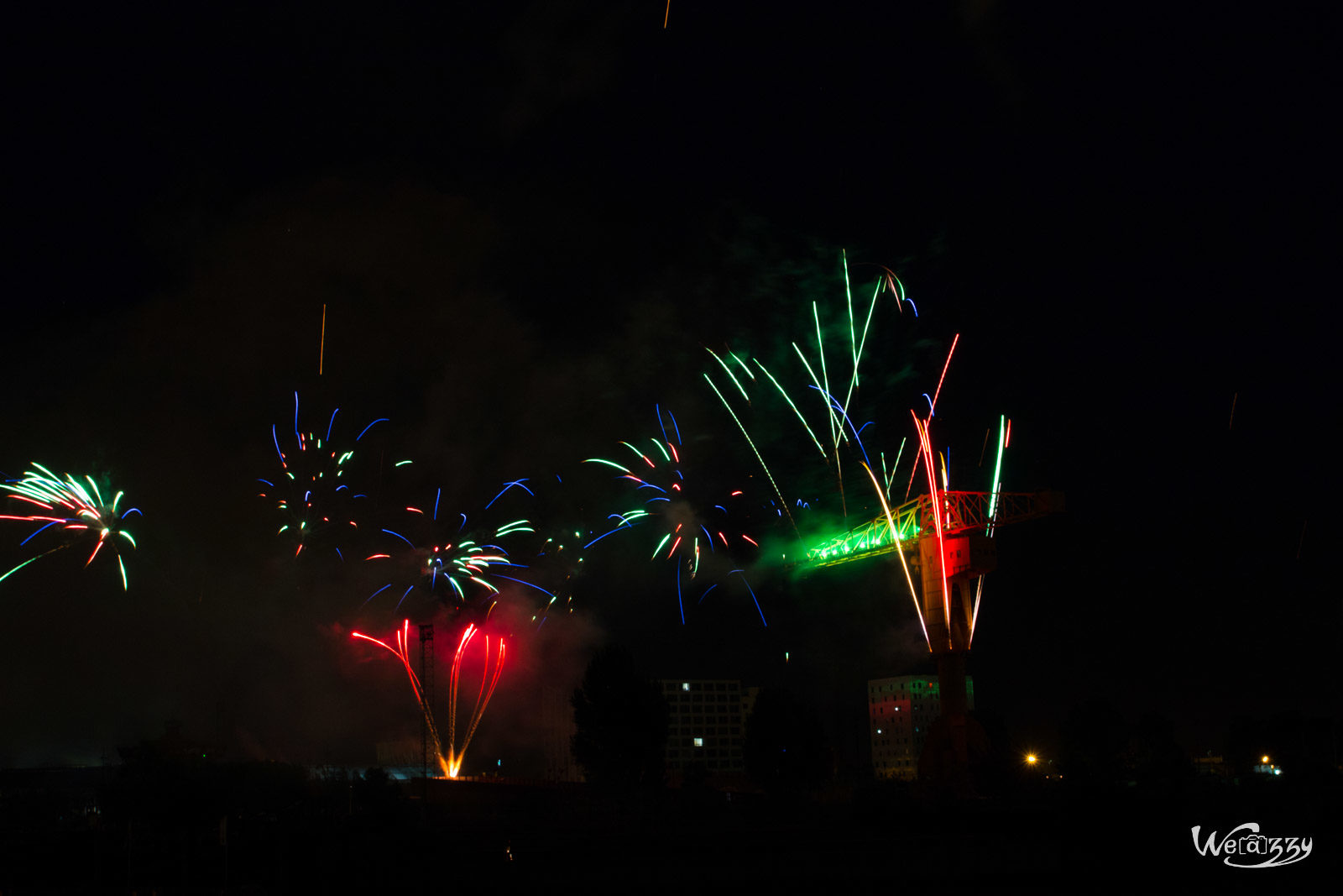 Feux d'artifices, Nantes, Ville