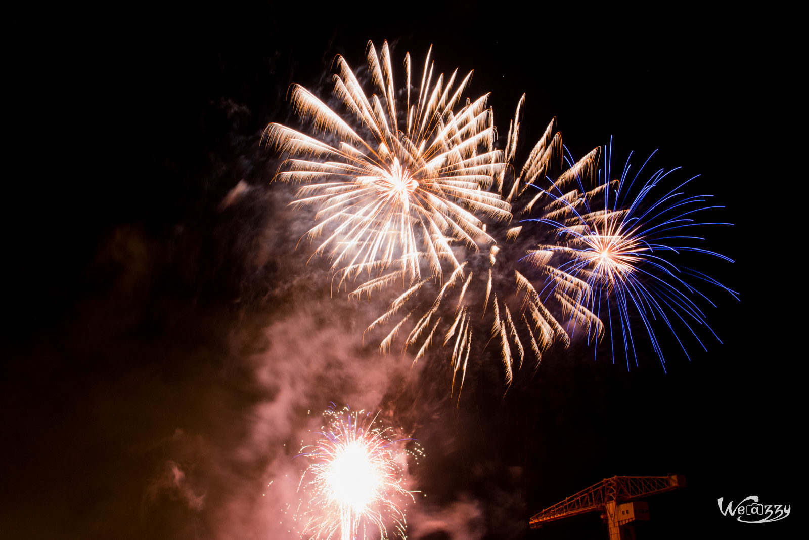 Feux d'artifices, Nantes, Ville