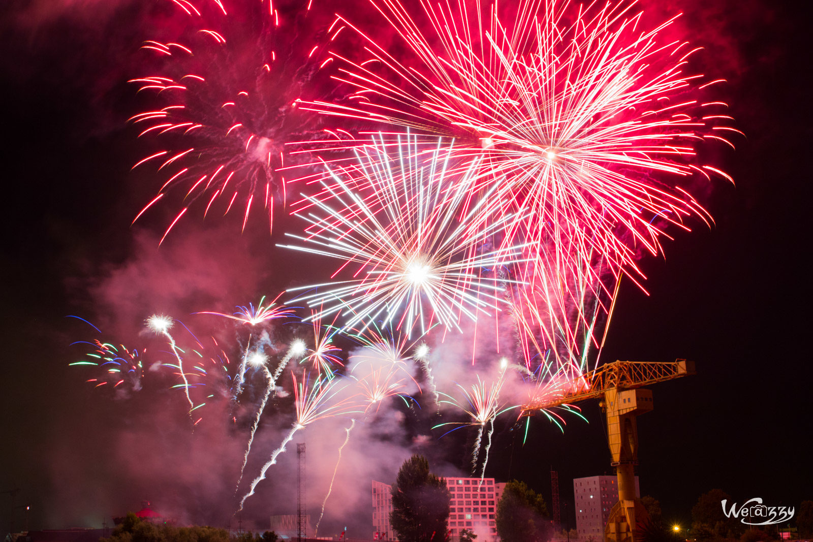 Feux d'artifices, Nantes, Ville
