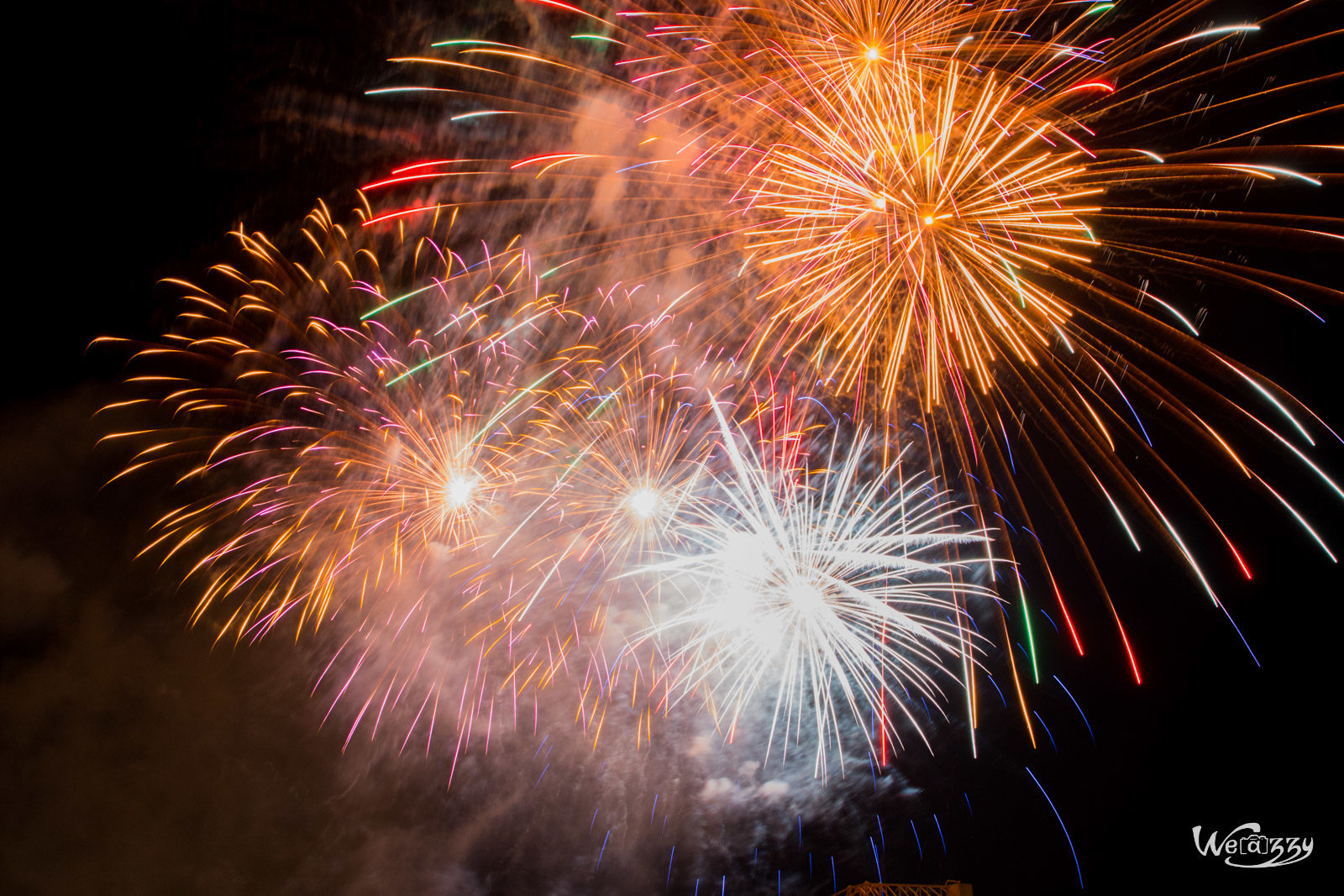 Feux d'artifices, Nantes, Ville