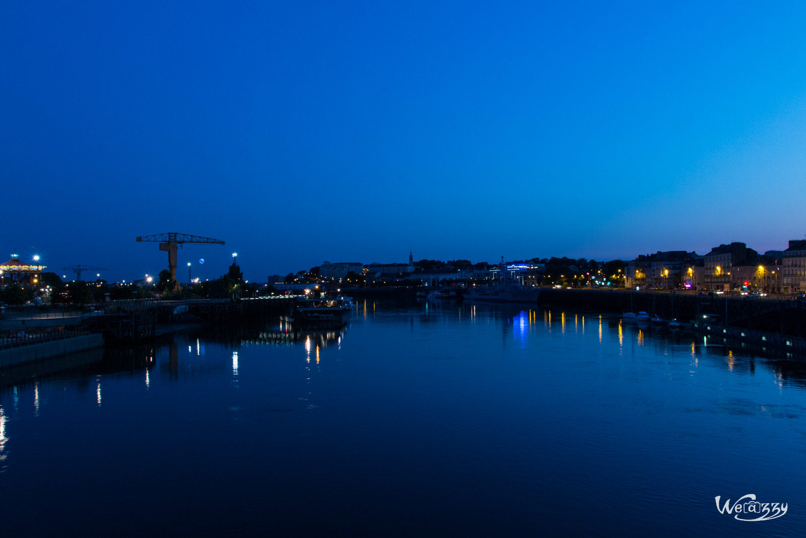 Nantes, Nocturne, Ville