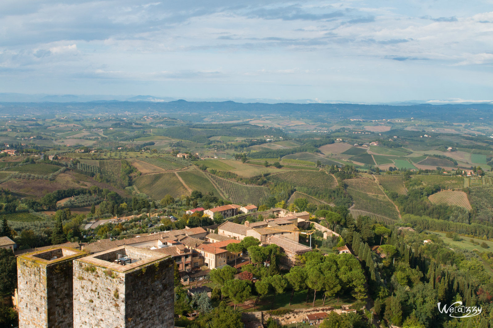 Italie, San Gimigiano & Monteriggioni, Toscane, Voyage