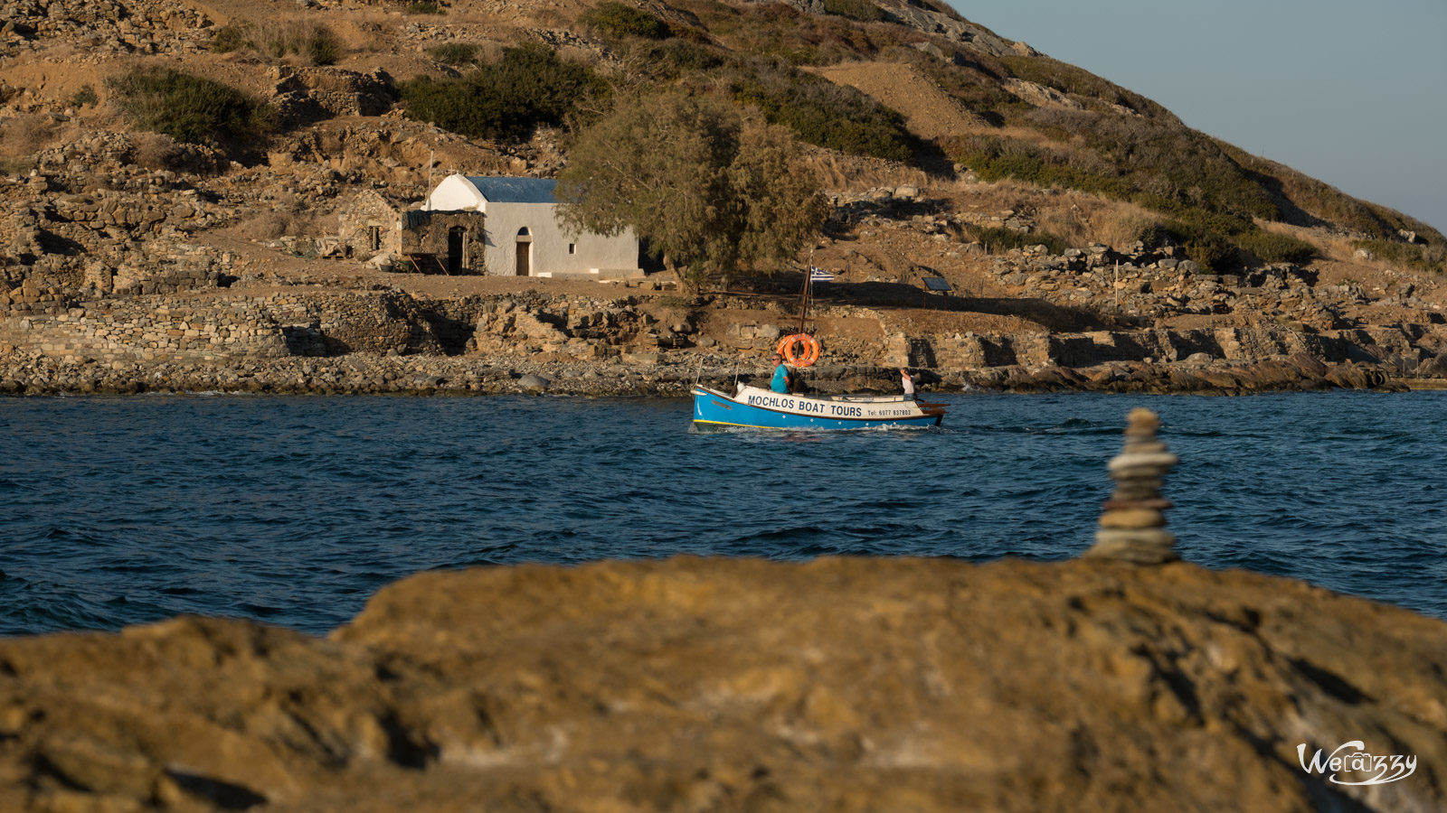 Crète, Mochlos, Voyage