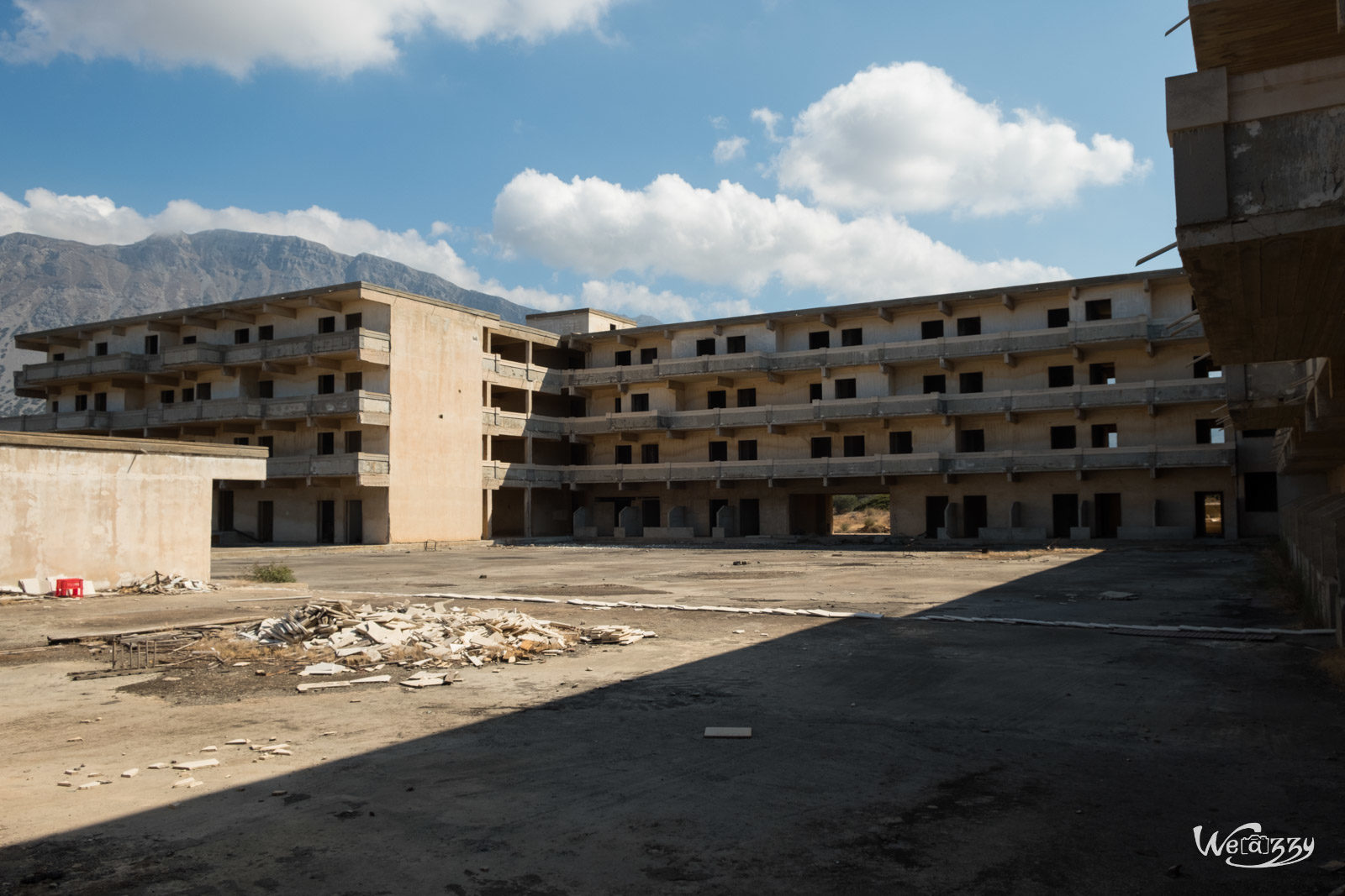 Abandonné, Crète, Hôtel, Urbex