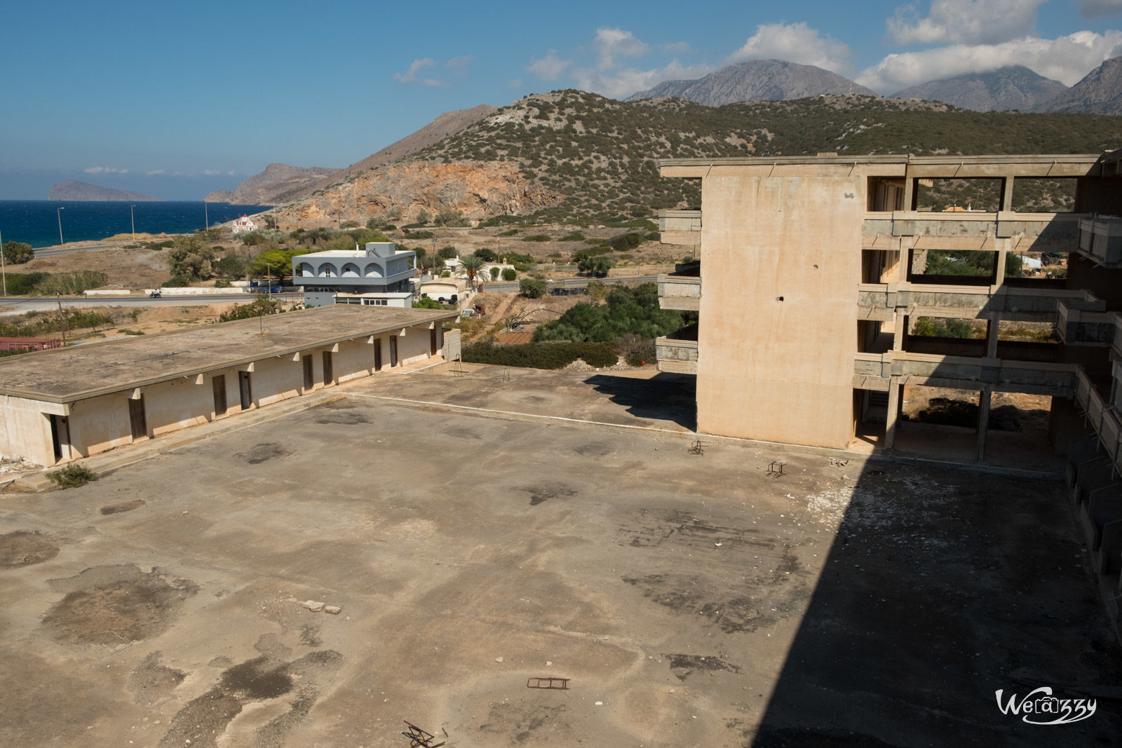 Abandonné, Crète, Hôtel, Urbex
