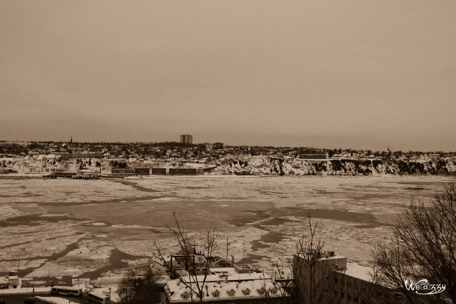 Canada, Québec, Saint-Laurent, hiver