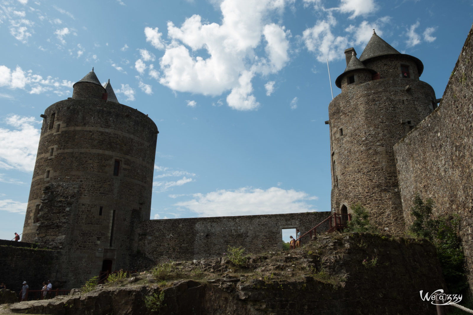 Bretagne, Château, Fougères, Ville