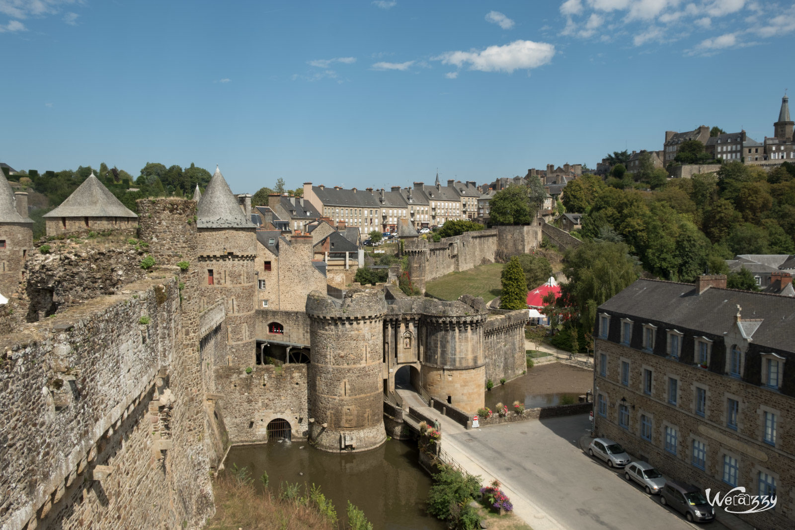 Bretagne, Château, Fougères, Ville