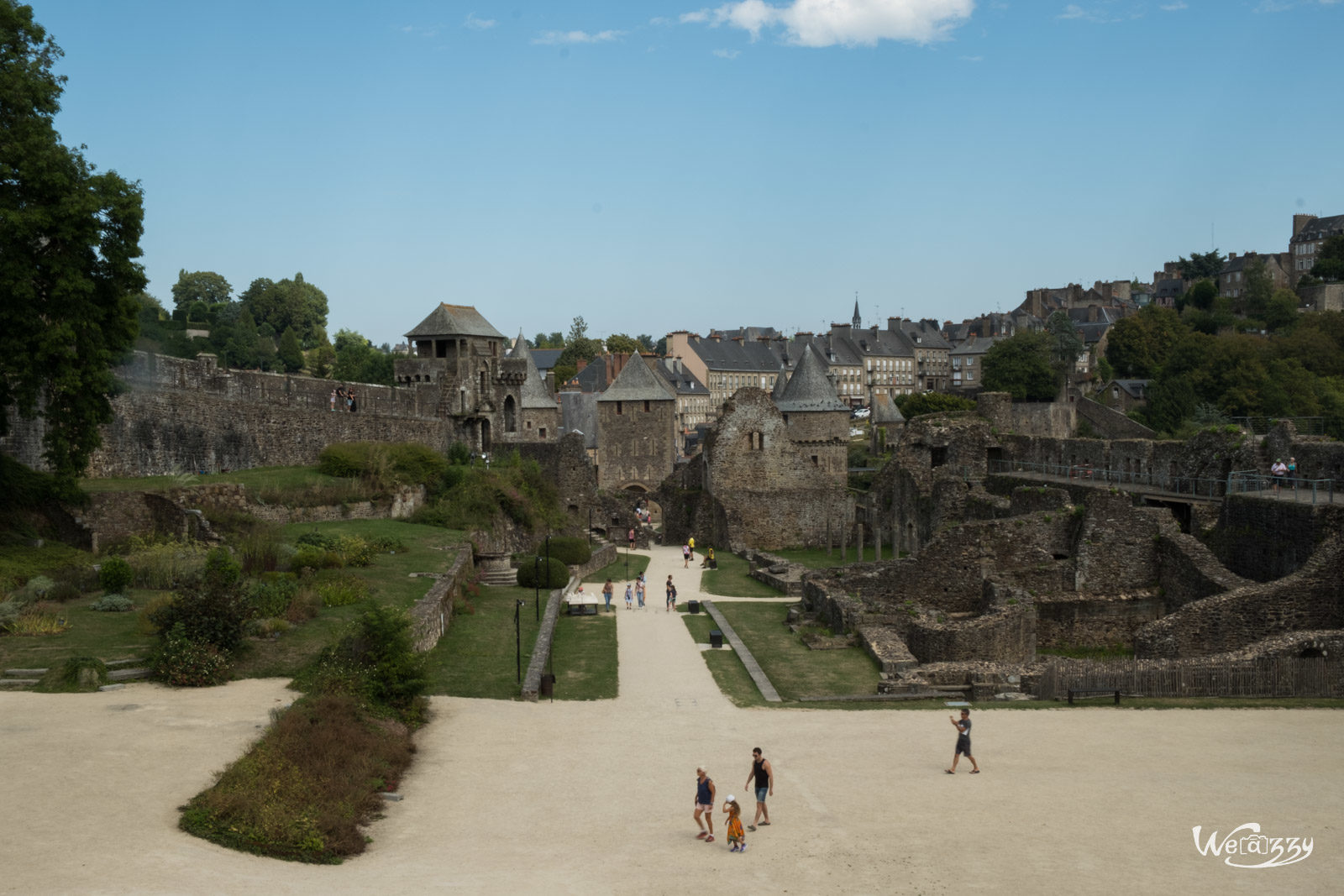 Bretagne, Château, Fougères, Ville